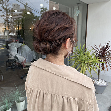 シニヨンアレンジ Sign 南区皆実町美容室 サイン