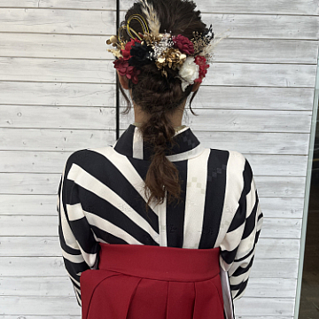 卒業式セット Sign 南区皆実町美容室サイン