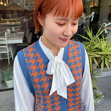 オレンジベージュSign 南区皆実町美容室サイン