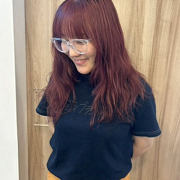 韓国風ゆるめウェーブ Sign honey 南区宇品美容室 サインハニー