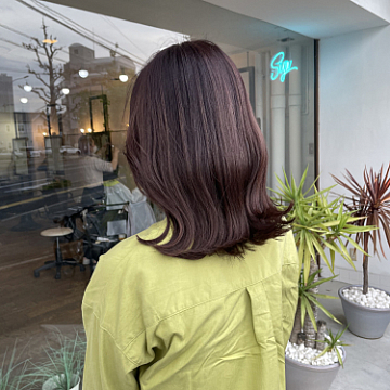 ラベンダーベージュ Sign 南区皆実町美容室 サイン