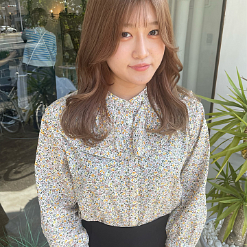 ハイトーンベージュSign 南区皆実町美容室サイン