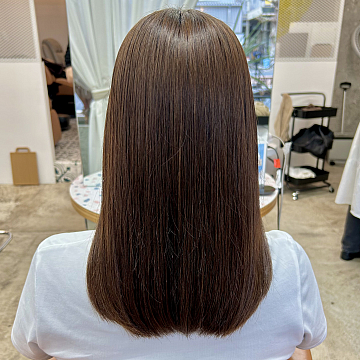 ナチュラル艶ストレートパーマ day's eye Sign 南区皆実町美容室デイジーサイン
