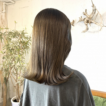 オリーブベージュsea by Sign 中区大手町美容室シーバイサイン