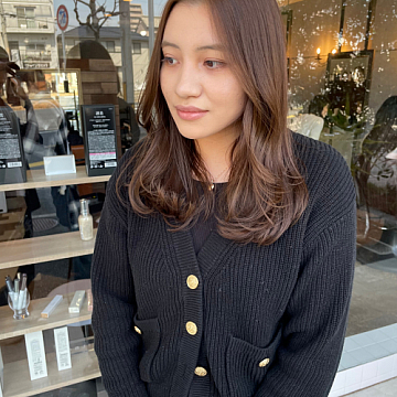 簡単にスタイリングできるヘアスタイルSign 南区皆実町美容室サイン