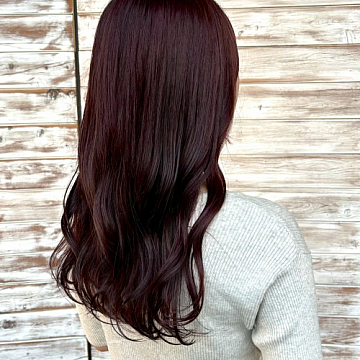 チェリーレッドSign南区皆実町美容室サイン