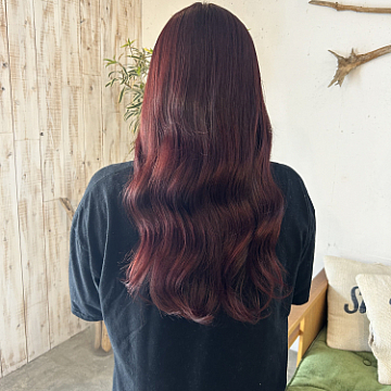 チェリーレッドsea by Sign 中区大手町美容室シーバイサイン