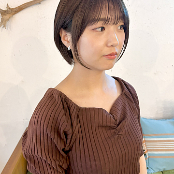 ショートボブ  sea by Sign 中区大手町美容室シーバイサイン