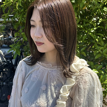オリーブベージュSign南区皆実町美容室サイン