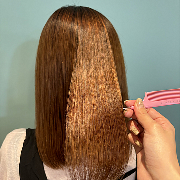 酸性ストレート Sign honey 南区宇品美容室サインハニー