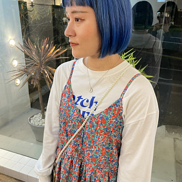 ブルーSign 南区皆実町美容室サイン