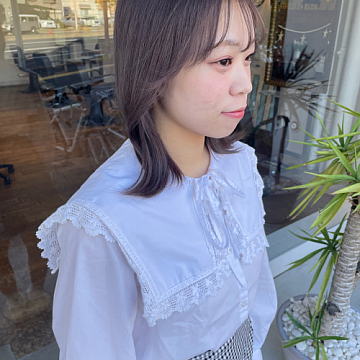 グレージュブリーチありSign 南区皆実町美容室サイ