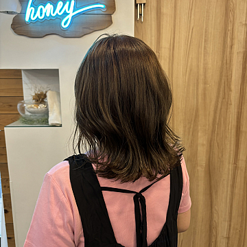 オリーブカラー Sign honey 南区宇品美容室サインハニー