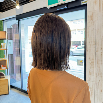 パツっとボブ sea by Sign 中区大手町美容室シーバイサイン