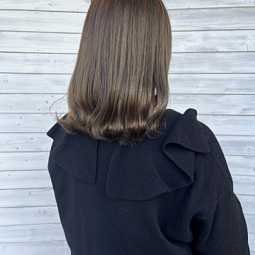 マロンブラウン day's eye Sign 南区皆実町美容室デイジーサイン