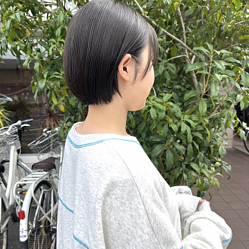 丸みボブ Sign 南区皆実町美容室サイン