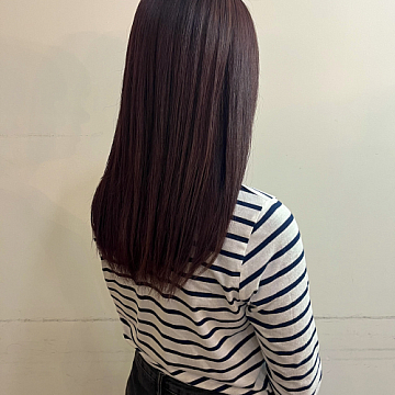 ラベンダーブラウン day's eye Sign 南区皆実町美容室デイジーサイン