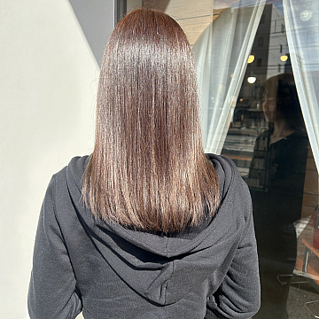 ナチュラルブラウンカラー day's eye Sign 南区皆実町美容室デイジーサイン