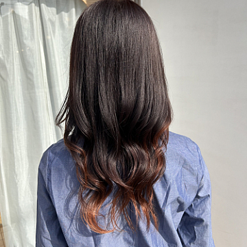 裾カラー day's eye Sign 南区皆実町美容室デイジーサイン