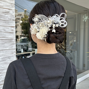 前撮りにピッタリのヘアセット  Sign 南区皆実町美容室サイン