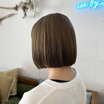 ヘーゼルベージュ sea by Sign 中区大手町美容室シーバイサイン