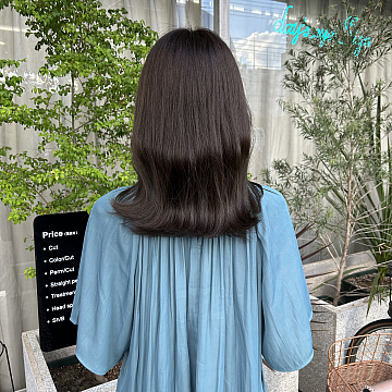 オリーブグレージュ day's eye Sign 南区皆実町美容室デイジーサイン