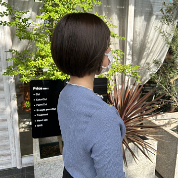 ショートボブ day's eye Sign 南区皆実町美容室デイジーサイン