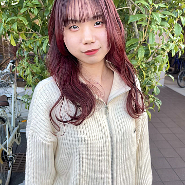 ワインカラー Sign 南区皆実町美容室サイン