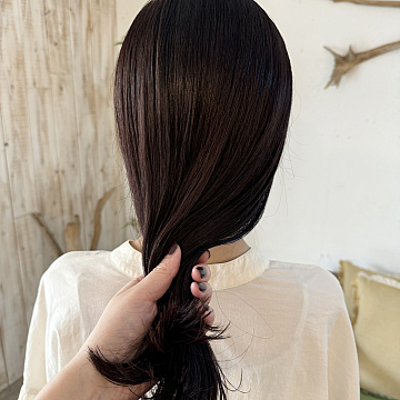 ピンクブラウン sea by Sign 中区大手町美容室シーバイサイン