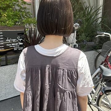 丸みボブday's eye Sign 南区皆実町美容室デイジーサイン