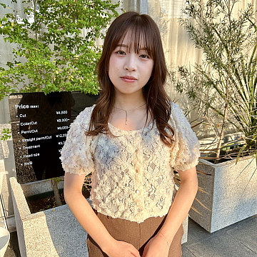 ミルクティーベージュ day's eye Sign 南区皆実町美容室デイジーサイン