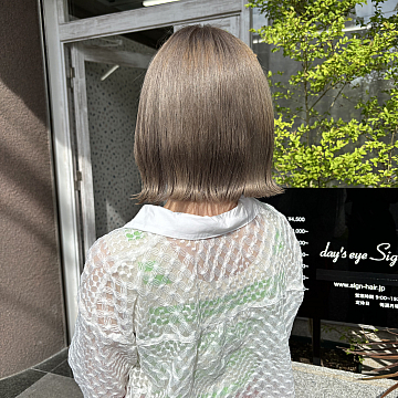 ベージュday's eye Sign 南区皆実町美容室デイジーサイン