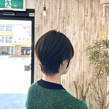 すっきりショートsea by Sign 中区大手町美容室シーバイサイン