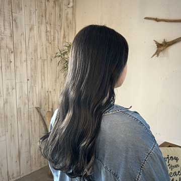 スモーキーグレージュsea by Sign 中区大手町美容室シーバイサイン