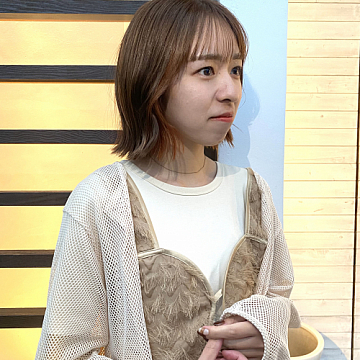 オレンジインナー Sign 南区皆実町美容室サイン