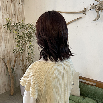 ピンクブラウンsea by Sign 中区大手町美容室シーバイサイン