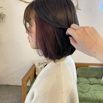 インナーカラーsea by Sign 中区大手町美容室シーバイサイン