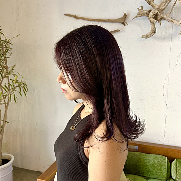 カシスレッドsea by Sign 中区大手町美容室シーバイサイン