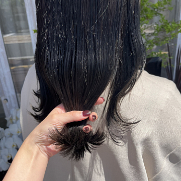 オリーブブラック day's eye Sign 南区皆実町美容室デイジーサイン