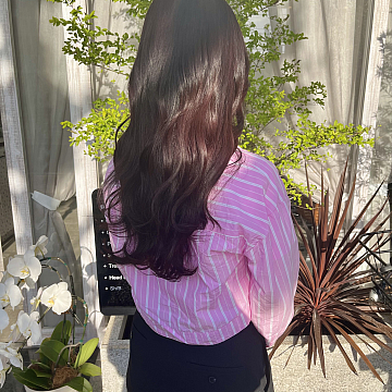 ローズブラウン day's eye Sign 南区皆実町美容室デイジーサイン