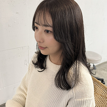 ラベンダーグレージュ sea by Sign 中区大手町美容室シーバイサイン