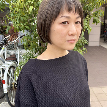 ミニボブレイヤー Sign 南区皆実町美容室サイン