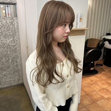 ハニーベージュ Sign honey 南区宇品美容室サインハニー