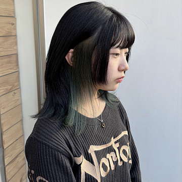 インナーカラー Sign honey 南区宇品美容室サインハニー