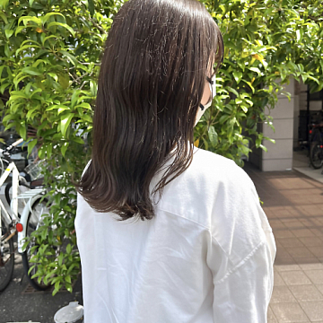 ココアブラウン Sign 南区皆実町美容室サイン