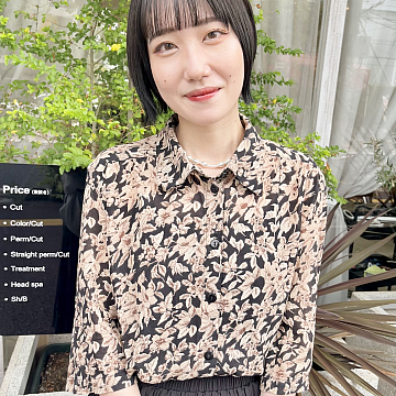 透け感ブラック day's eye Sign 南区皆実町美容室デイジーサイン