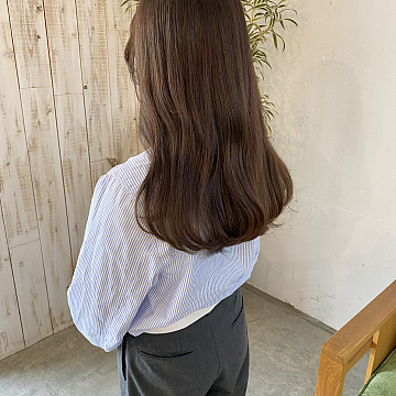 明るめグレージュ sea by Sign 中区大手町美容室シーバイサイン