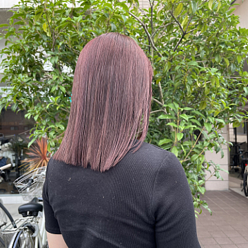 ボルドーピンク