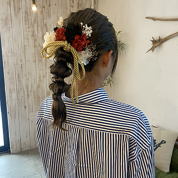 編みおろし Signhoney南区宇品美容室サインハニー