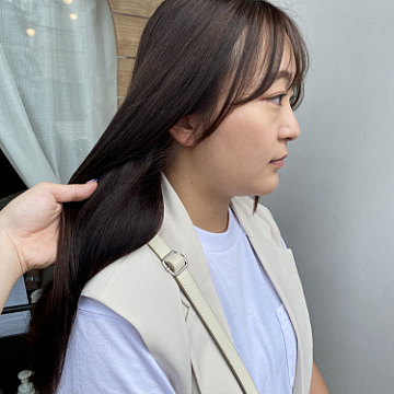 ラベンダーグレージュSignhoney南区宇品美容室サインハニー